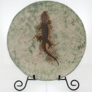 Handcrafted Artisan Stoneware Plate | Rustic Southwestern Pottery Decor